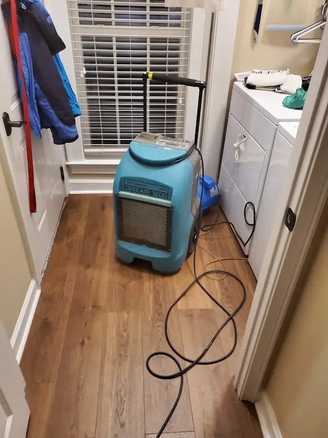 Commercial dehumidifier deployed for Crawl Space Restoration in Clearwater